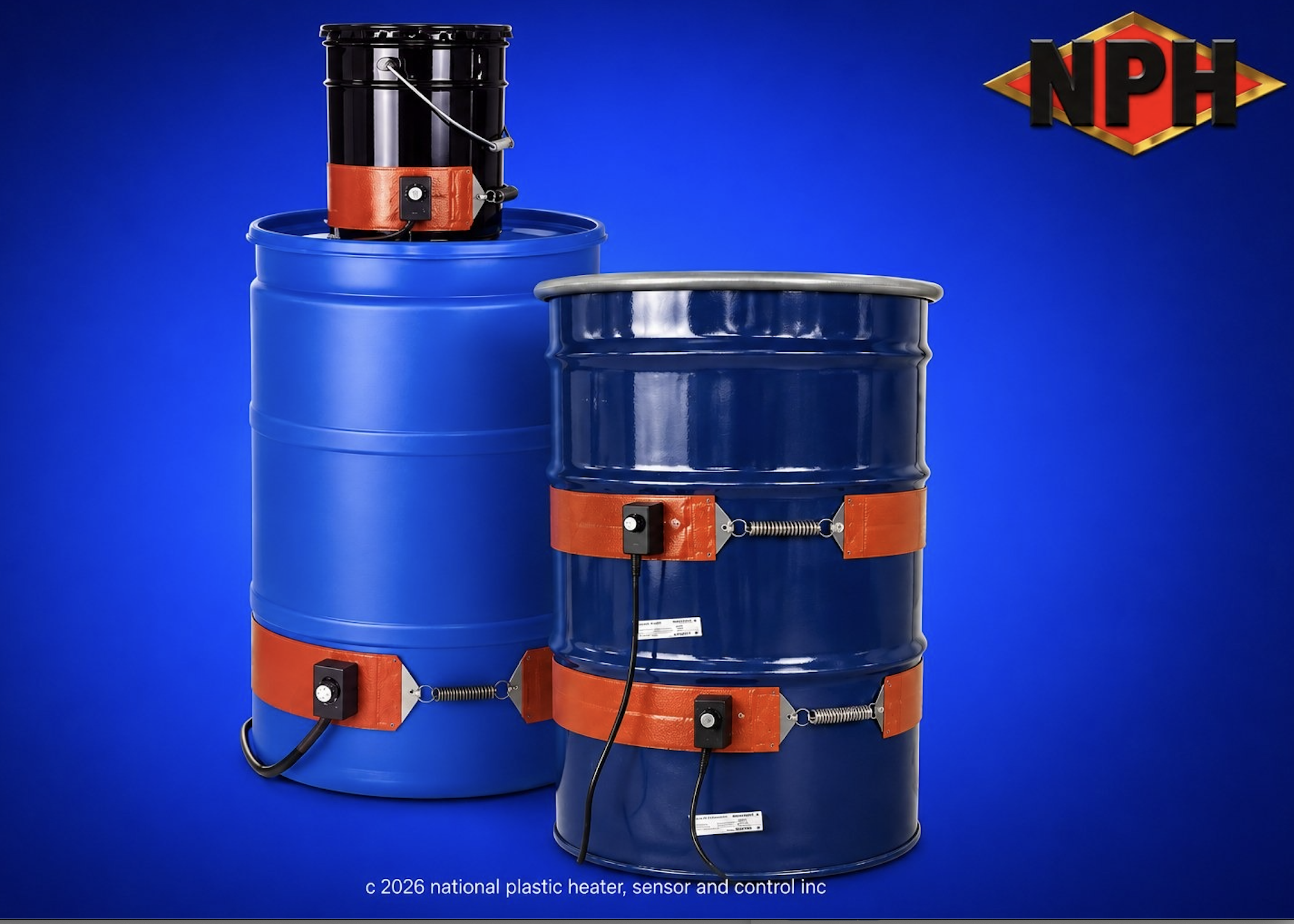 Silicone Rubber Drum and Pail Heaters